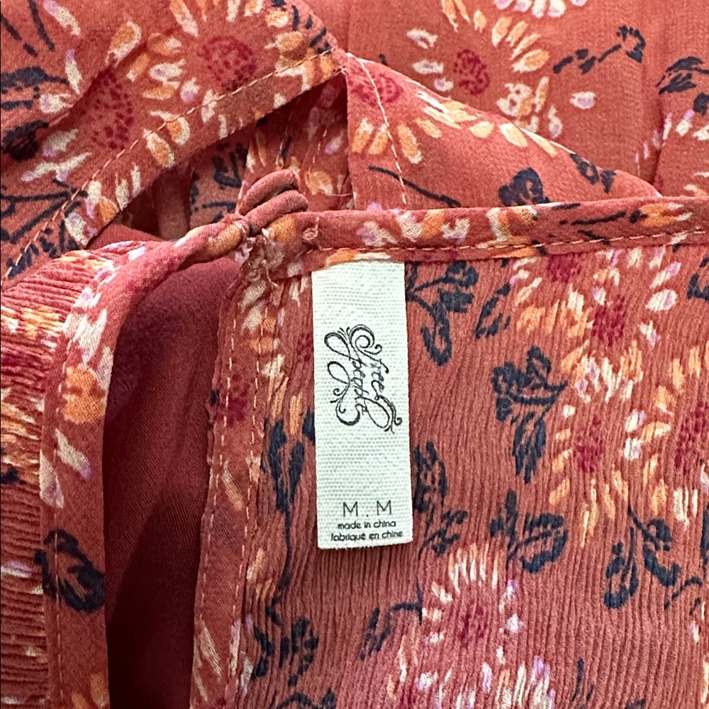 Free People Long Sleeve Midi Dress - Picture 9 of 10